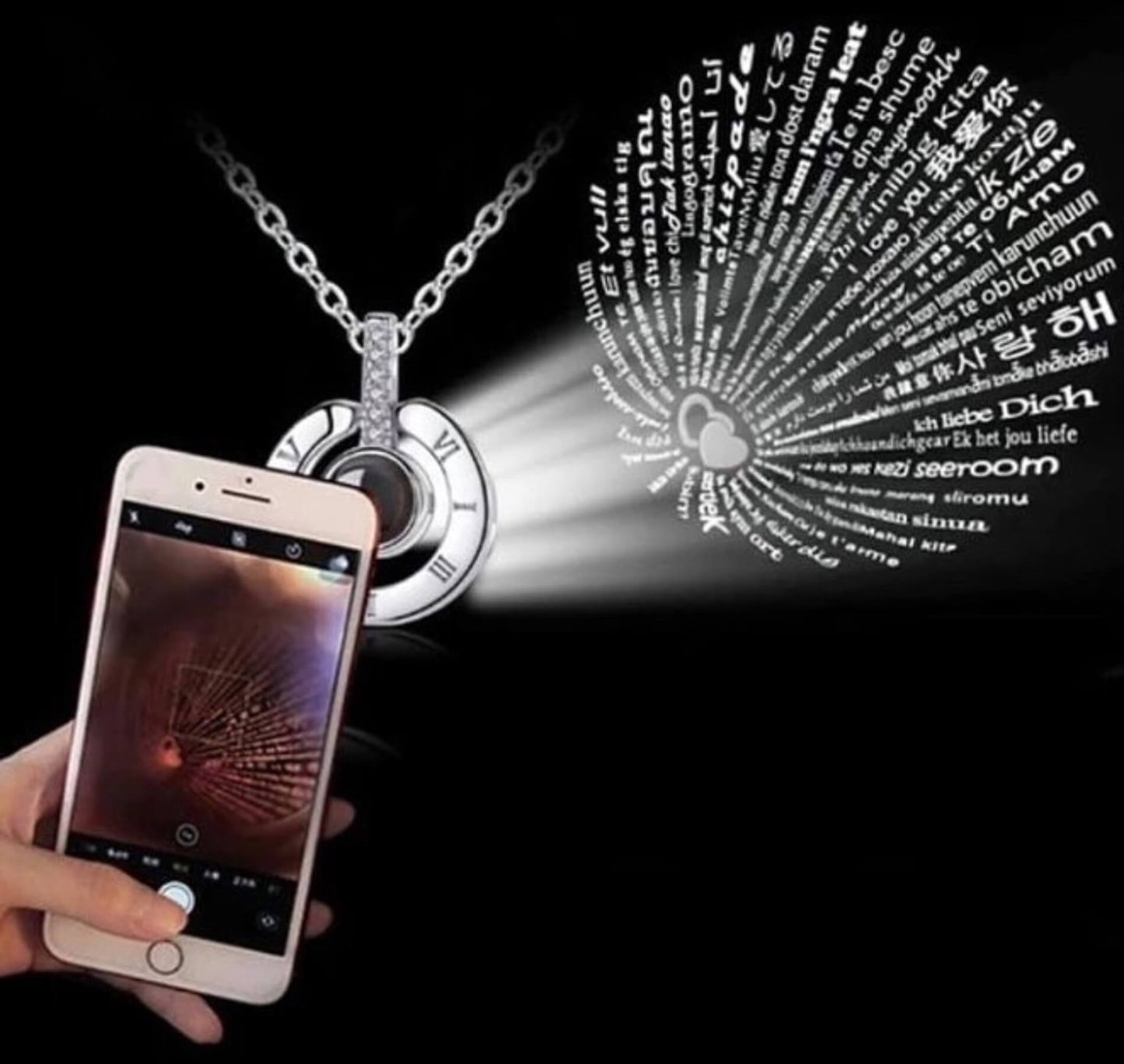 COLLAR TE AMO 100 IDIOMAS PREMIUM